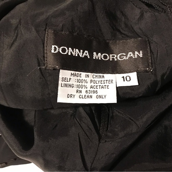 Evening beaded black dress women’s size 10 - Picture 9 of 10